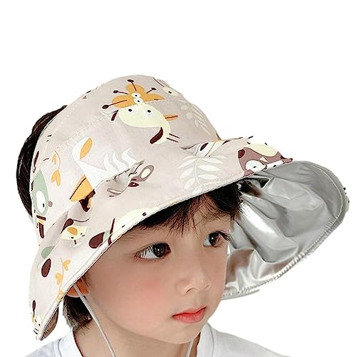 PW-TOOLS-Sonnenhuete-fuer-Kinder-Sonnenschutz-Sonnenhuete-fuer-Kinder-Sommer-Strandhut-mit-UV-Schutz-fuer-Maedchen-fuer-Outdoor-Reisen-Strand-Camping-Schwimmbad