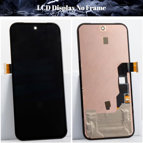 Écran de remplacement pour Google Pixel 8A noir résout vitre brisée G6GPR - 3