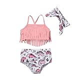 Edad: traje de baño con flecos de piña verde, traje de baño de 0 a 6 meses, 6 a 12 meses, 6 a 12 meses, 12 a 18 meses, 18 a 24 meses, traje de baño de verano para niña, ropa de playa hawaiana.