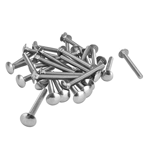 Pernos M8 contra la oxidacion Aramox, tornillos de copa DIN603 para reparar muebles, 30x