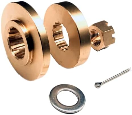 Installation Hardware Kits fit Yamaha Outboard 60-85 HP, Thrust Washer/Spacer/Washer/Nut/Cotter Pin, Ref No.6E5-45987-01