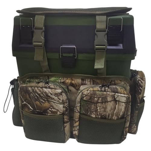 Caixa Mochila Pesca Fishing Box Pescaria Bolsa Maleta Banco Banquinho Isca Anzol Banqueta Armazenamento