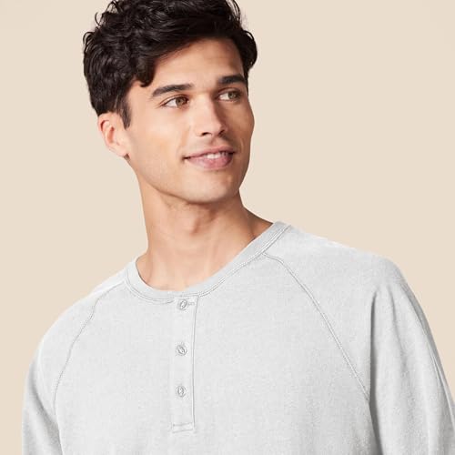 Image of Amazon Essentials Men's Long-Sleeve Henley Shirt