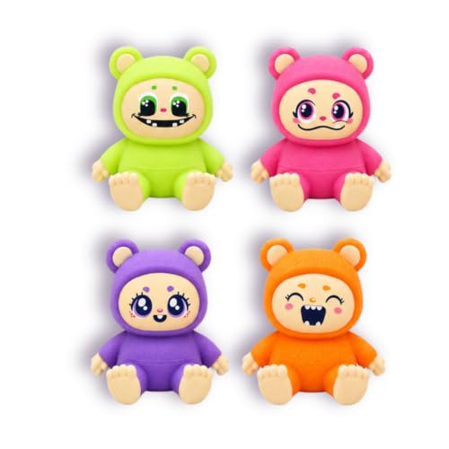 Oddi-Dahs Squeezy Cubkin Slow Rising Toy 4 Sitting Styles, 4936-4B