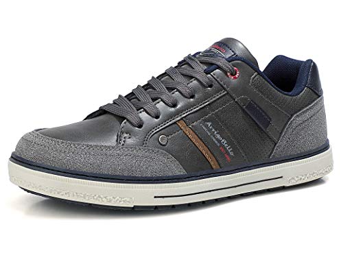 ARRIGO BELLO Zapatos Hombre Vestir Casual Zapatillas Deportivas Transpirables Sneaker Caminar Correr C�modo Casuales Moda Negocio Talla 41-46 (Oscuro, Numeric_42)