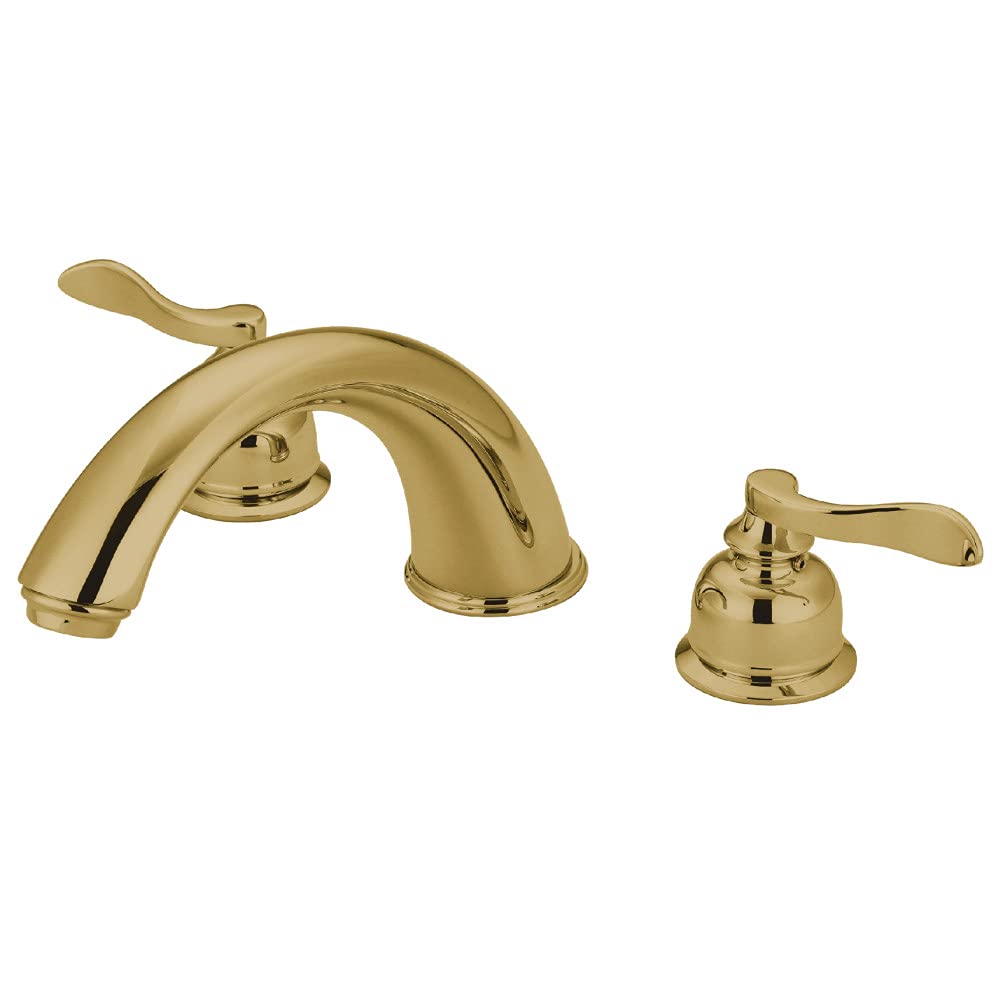 Kingston Brass KB8362NFL NuWave Fransız Roma Küvet Bataryası, Cilalı Pirinç
