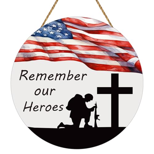 Memorial Day Decorations Patriotic Wreath American...