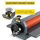 VEVOR Kaltlaminator 750 mm manueller klapptischer Fotofilm-Rollenlaminator aus dickem Eisenmetall mit Weichgummirollen, vier rutschfesten einstellbaren Gummifüßen für Foto-, Werbe Kopierbetriebe