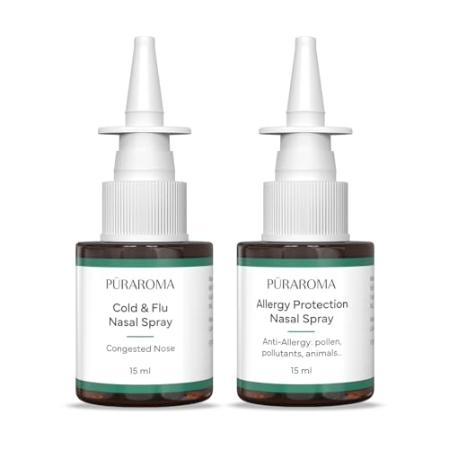Image of Cold & Allergy Nasal Spray Duo - 2 x 15ml | Natural Decongestant & Allergy Protection | Non-Drowsy, Non-Addictive | Fast Respiratory Relief | EU Formulated