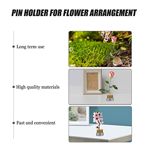 Healifty 3Pcs Ikebana Kenzan Mini Japanse Bloem Houder Bloem Kikkers Bloemen Ikebana Bloem Arrangeur Pin Houder 23Mm - Image 4