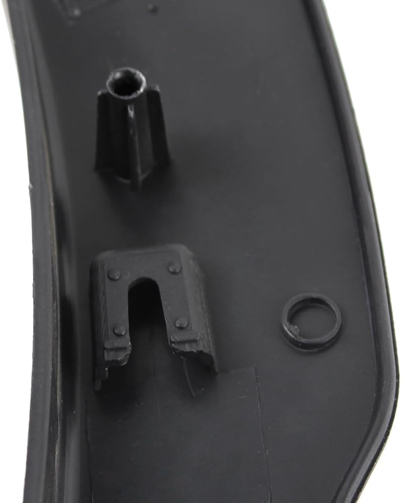 Front Right Side Fender Trim Molding Compatible with Land Rover Discovery Sport 2015-2019 Replaces LR123729 LR061972 Front Passenger Side Moulding Fender Flares Wheel Arch Trim