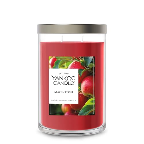 Yankee Candle, Macintosh Scented Candle, 20oz Classic 2-Wick Tumbler with up to 80 Hour Burn Time