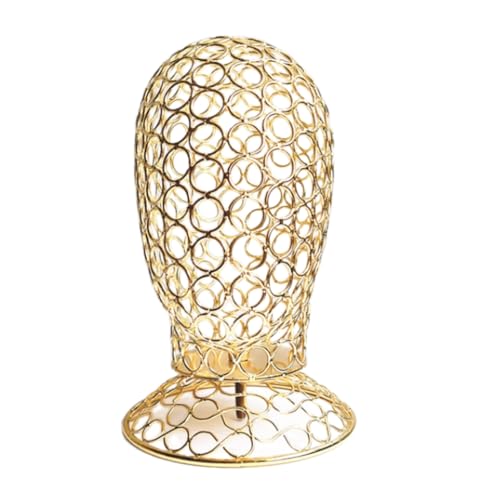 Metal Mannequin Head Wig Stand Headdress Display Stand Iron Texture for Wigs