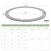 Blanketown Trampoline Springs Cover Pad, 10ft 12ft 14ft 15ft 16ft Trampoline Replacement Safety Pad, Waterproof Trampoline Accessories Spring Cover for Round Frame