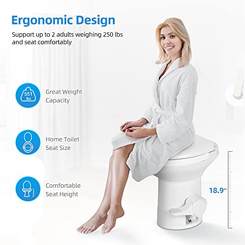 Yitahome Rv Toilet With Pedal Flush thumb #4