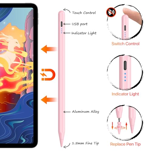 iPad Pencil USB C haute précision à charge rapide pour iPad Pro et iPad Air - 3