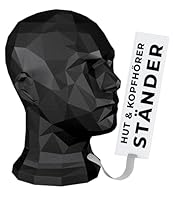 TESTAFIT Mannequin Kopf schaufensterpuppe kopf deko für Helme Mützen Brillen Kopfhörer. kopf für VR-Brille kopfhörer. Dekorativer Aussteller für Schaufenster und Aufbewahrung