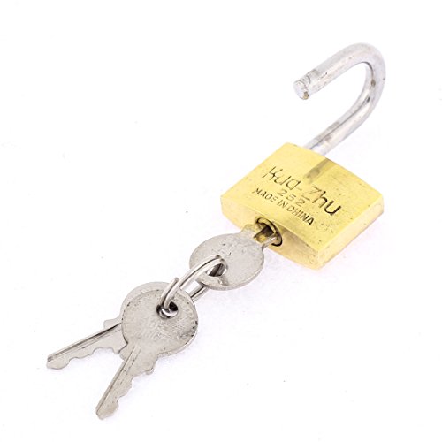 Image of Aexit Drawer Cabinet Padlocks & Hasps Showcase Safety Padlock 2pcs Combination Padlocks w Keys