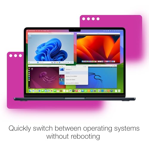 parallels desktop 26 for mac  run windows on mac virtual machine software  authorized by microsoft 1 year subscription mac download