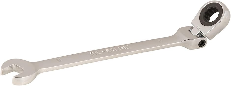 Silverline 282547 Flexible Head Ratchet Spanner 8 mm