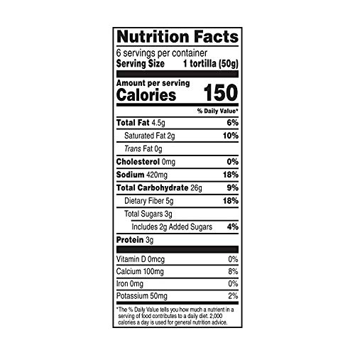 Mission Gluten Free Soft Taco Tortillas, Trans Fat Free, High Fiber, 6 Count - 2 Packs