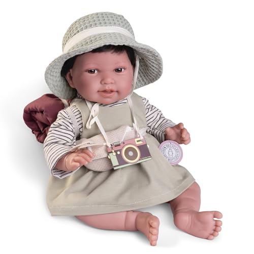 Muñecas Antonio Juan – Muñeca Recíen Nacida Pipa exploradora Muñecas Antonio Juan.