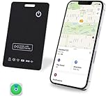 [Apple MFi Certified] LBPRT Airtag Card Rechargeable Wallet Tracker Thin 1.6mm 1 Pack, Smart Air-Tag Work with Apple Find My (iOS Only, Android not Supported), Item Finder Locator for Luggage Suitcase