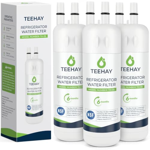 Image of TEEHAY WRS321SDHZ, WRS321SDHB Water Filter Replacement, 3 Pack