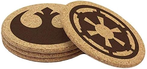 Star Wars Rebel and Galactic Empire/First Order Coaster Set of 4, 6, or 8