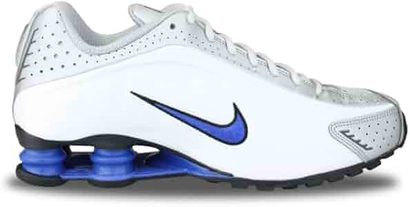 靴 NIKE SHOX R4 WHITE/SILVER-RACER BLUE Nike Shox R4 White Racer Blue Silver Sneakers and Outfits
