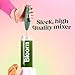 Bloom Nutrition Milk Frother, Hand Mixer, Electric, Handheld Drink Stirrer, Frothing Wand, Foam Maker for Coffee, Matcha, Protein, Greens, Stainless Steel, Battery Operated, Includes Whisk Stand