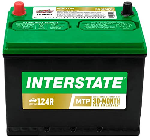Interstate Batteries Group 124R Car Battery Replacement (MTP-124R) 12V 700 CCA 30 Month Warranty Replacement Automotive Battery for Cars