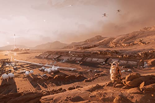 Humango Toys Mars Colony Jigsaw Puzzle 1000 Pieces - Difficult Jigsaw...