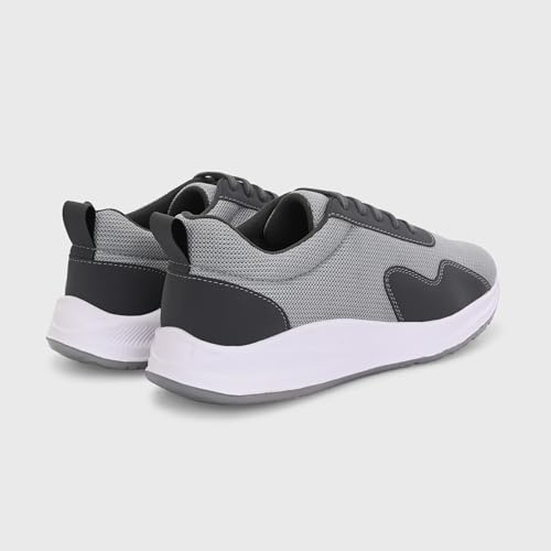 Image of Centrino Platform Sneakers for Men | Casual Shoes for Man Stylish | Chunky Sole Lace-Up Canvas Walking Shoes | Cushioned Insole | Lightweight Breathable Comfortable | Anti-Skid Sole | Mens Shoes New (6820)