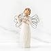 Willow Tree Just for You Angel, with Sincere Thanks, A Gift to Express Appreciation and Thankfulness for Teachers, Volunteers, Donors, Caregivers, Friends, Sculpted Hand-Painted Angel Figure