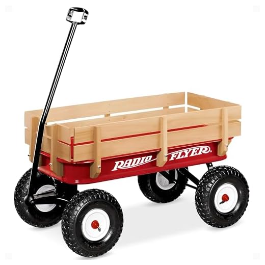 Radio Flyer 36" All-Terrain Steel & Wood Wagon