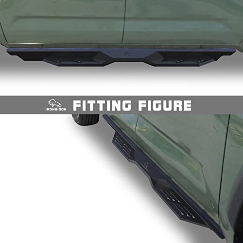 Estribos para Toyota Tundra CrewMax 2022-2026, negros miniatura 2
