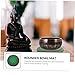 BESPORTBLE Pattern Design Mat for Religious Sound Bowl Yoga Studio Teapot Pad Buddhism Craft