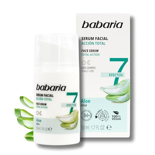Babaria - Serum Facial Con Aloe Vera Puro 100% | 7 Efectos...