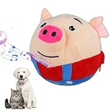 JOLIGAEA Aktives Bewegliches Haustier-Pl&uuml;schspielzeug, Interaktives Hundespielzeug, Sprechendes Bewegliches Hundespielzeug, Bissfest Spielzeug Ball f&uuml;r Haustier Hunde IQ Trainingsball