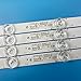 PANMILED 4PCS Led Backlight Strips for TCL 50'' TV GIC50LB24_3030F2.1D 50D6 50S425 50S423 50S421 50UD6306 50UD6406 4C-LB5007-YH02J 4C-LB5007-ZM03J