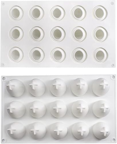 Miniatura 5 de Molde de silicona para hornear, antiadherente, pastelería, chocolate, pastel, postre, herramientas de decoración (fresa P_11.8 x 6.8 x 0.2 pulgadas)