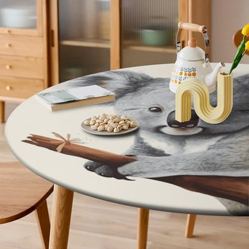 Nappe de pique-nique ronde imperméable et ajustable pour jardin et camping