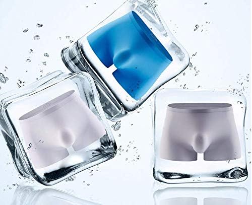 Men's Underwear 3D Stereo One-Piece Men's Ice Silk Boxer Breathable Seamless Sexy See-Through Transparent Briefs - Image 4