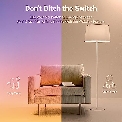 Halo RL56069WZRGBWWHR 5/6 Inch Color And Tunable White Recessed Led Can Light –Smart Wi-Fi Wiz Pro Ceiling & Shower Retrofit Downlight 65W Equivalent thumb #7