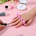 400 Pcs (200 Pairs) Pink Sponge Toe Separators Soft Finger Separators Toe Divider Spacer for Polishing Pedicure Manicure Coating Gel Painting Nail Art Beauty Accessories