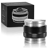 58mm Coffee Distributor & Tamper with Indicator - Espresso Hand Tamper Tool Fits For 58mm...