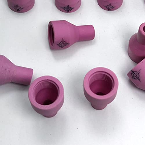 Almencla 10 peças de bocais de alumina para consumo de lentes a gás TIG para QQ150-6x30