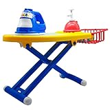  Acan Tradineur - Tabla y Plancha de Juguete - Diversos Accesorios - Juego de imitación para niños - Diversos Colores - Tabla: 23 x 17,5 x 49 cm