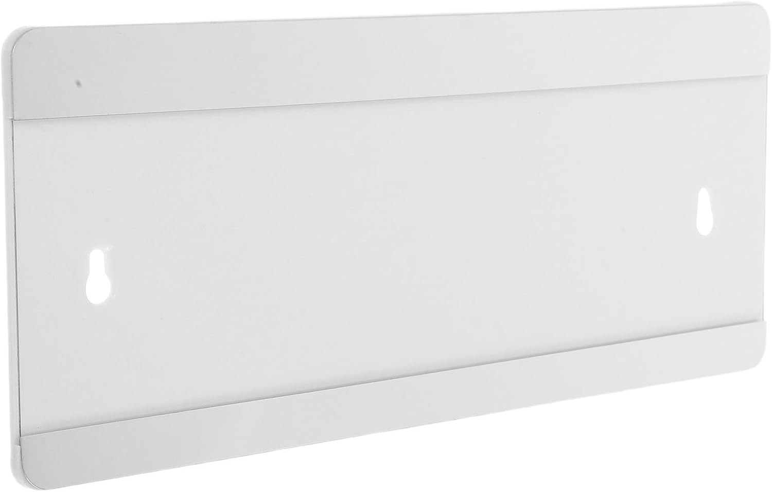 CALLARON Stainless Steel Office Door Nameplate with Self-adhesive Installation and Interchangeable Content, Sleek Silver Doorplate Decoration for Corporate Spaces and Schools